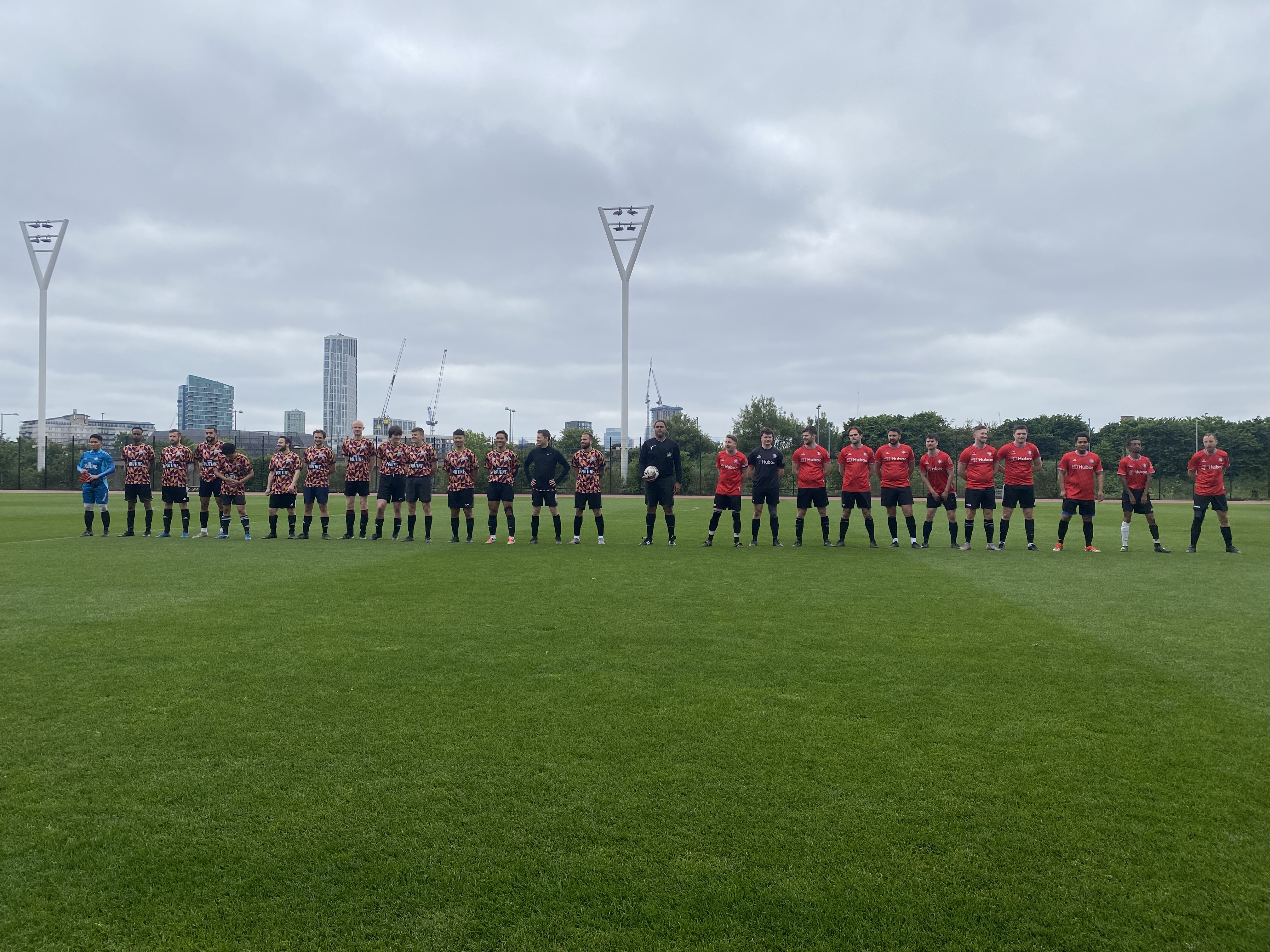 Shepherd's Tuesday and Bristol City line up before the 2025 cup final